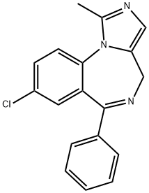 咪达唑仑杂质G,59467-86-6,结构式