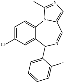咪达唑仑杂质B,59469-74-8,结构式