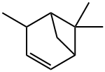 2,6,6-Trimethylbicyclo[3.1.1]hept-3-ene Struktur