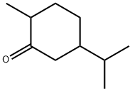 2-甲基-5-(1-甲基乙基)环己酮 结构式