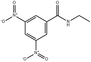 BenzaMide, N-ethyl-3,5-dinitro- Structure