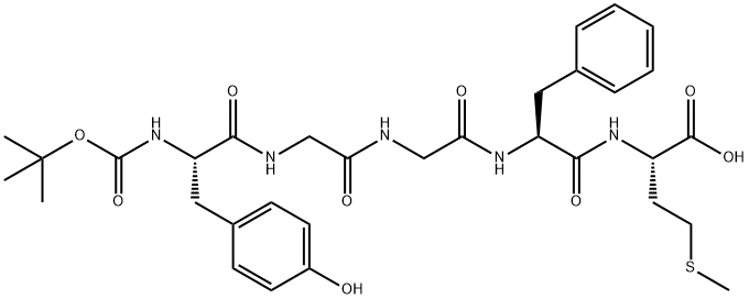 BOC-MET-ENKEPHALIN,59481-77-5,结构式