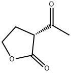 2(3H)-Furanone, 3-acetyldihydro-, (3R)- (9CI) Struktur