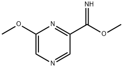 6-METHOXYPYRAZINECARBOXIMIDIC ACID METHYL ESTER Structure