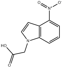 2-(4-硝基-1H-吲哚-1-基)乙酸,594844-56-1,结构式
