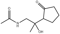 Acetamide, N-[2-hydroxy-2-(2-oxocyclopentyl)propyl]- (9CI) 结构式