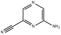 2-氨基-6-氰基吡嗪 结构式