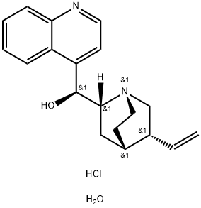 CINCHONINE HYDROCHLORIDE 化学構造式