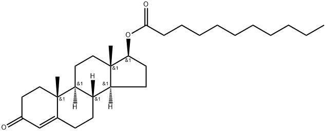 十一酸睾酮,5949-44-0,结构式