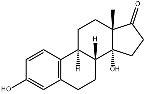 3,14-ジヒドロキシ-1,3,5(10)-エストラトリエン-17-オン 化学構造式