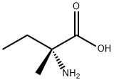 (S)-2-AMINO-2-METHYLBUTYRIC ACID Struktur