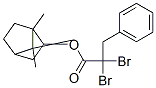 Bornyl dibromodihydrocinnamate Struktur