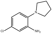 5-氯-2-(吡咯烷-1-基)苯胺, 59504-29-9, 结构式