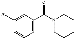 (3-bromophenylcarbonyl)piperidine Structure