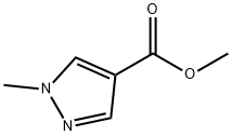 1-メチル-1H-ピラゾール-4-カルボン酸メチル 化学構造式