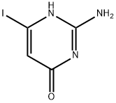 2-AMINO-4-HYDROXY-6-IODOPYRIMIDINE Struktur