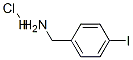 4-碘苄胺盐酸盐,59528-27-7,结构式