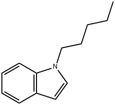 1-ペンチル-1H-インドール 化学構造式