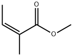 顺式2-甲基-2-丁烯酸甲酯, 5953-76-4, 结构式