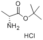 D-丙氨酸叔丁酯盐酸盐 结构式