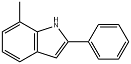 2-フェニル-7-メチル-1H-インドール 化学構造式