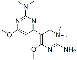 4',6-ジメトキシ-N,N,N',N'-テトラメチル-4,5'-ビピリミジン-2,2'-ジアミン 化学構造式