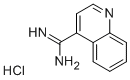 AMINO(QUINOLIN-4-YL)METHANIMINIUM CHLORIDE 结构式