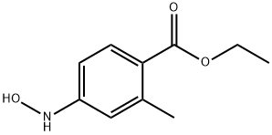 Benzoic acid, 4-(hydroxyamino)-2-methyl-, ethyl ester (9CI),595563-55-6,结构式