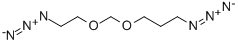 1,8-ジアジド-3,6-ジオキサオクタン 化学構造式