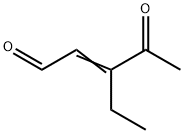 2-Pentenal, 3-ethyl-4-oxo- (9CI),595606-40-9,结构式