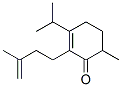 3-(3-メチル-3-ブテニル)-p-メンタ-3-エン-2-オン 化学構造式