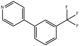 4-(3-(Trifluoromethyl)phenyl)pyridine Struktur