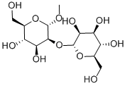 2-O-Α-D-吡喃甘露糖基-Α-D-吡喃甘露糖苷甲酯 结构式