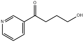 4-ヒドロキシ-1-(3-ピリジル)-1-ブタノン 化学構造式