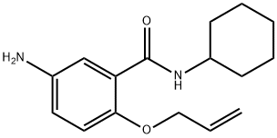 2-(Allyloxy)-5-amino-N-cyclohexylbenzamide Structure