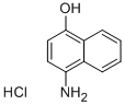 4-氨基-1-萘酚盐酸盐 结构式