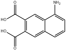5-アミノ-2,3-ナフタレンジカルボン酸 化学構造式