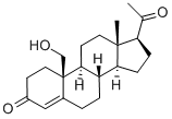 19-羟孕酮 结构式