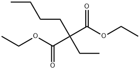 2-ブチル-2-エチルマロン酸ジエチル 化学構造式