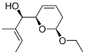 2H-Pyran-2-methanol,6-ethoxy-5,6-dihydro-alpha-[(1E)-1-methyl-1-propenyl]-,(alphaR,2R,6S)-(9CI),596093-21-9,结构式