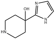 4-Piperidinol,  4-(1H-imidazol-2-yl)-,596105-93-0,结构式