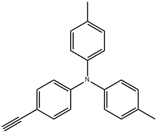 (4-Ethynylphenyl)-di-p-tolylamine,596109-87-4,结构式
