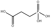 3-ホスホノプロピオン酸 化学構造式