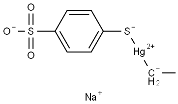 sodium timerfonate Struktur