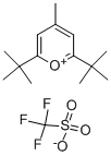 2,6-DI-TERT-BUTYL-4-METHYLPYRYLIUM TRIFLUOROMETHANESULFONATE Structure