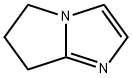 6,7-ジヒドロ-5H-ピロロ[1,2-A]イミダゾール 化学構造式
