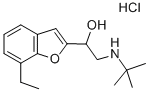 (+/-)-BUFURALOL HYDROCHLORIDE Structure