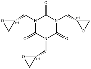 3,5-Triazine-2,4,6(1H,3H,5H)-trione, 1,3,5-tris[(2R)-oxiranylmethyl]-, rel-1 Structure