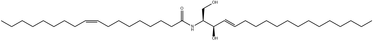 N-OLEOYL-D-SPHINGOSINE Structure