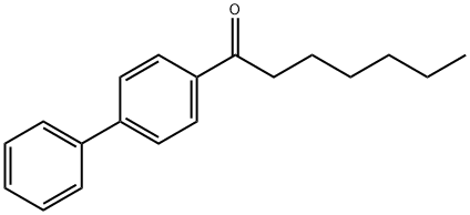 p-Heptanoylbiphenyl Structure